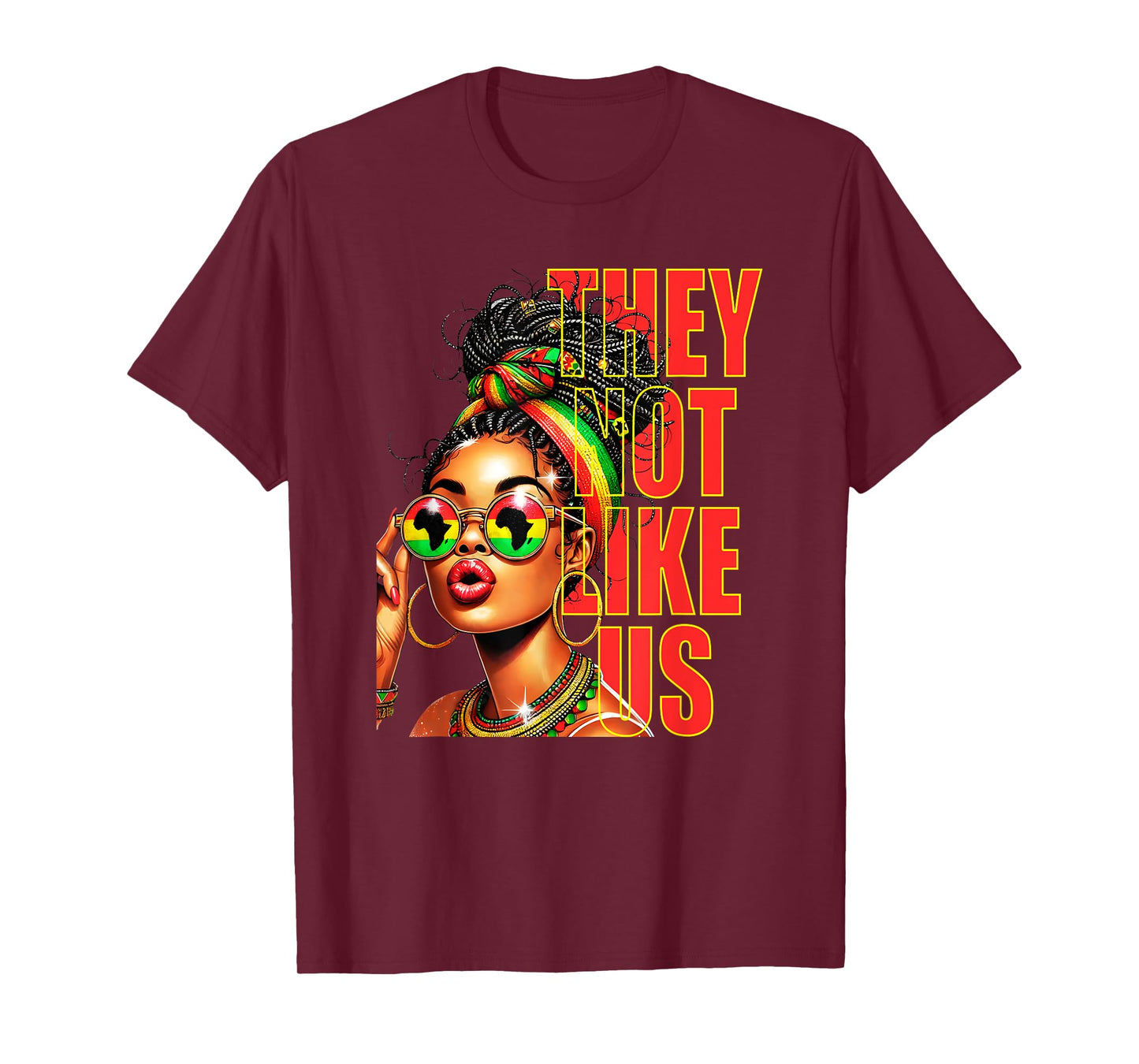 They Dont Like Us Juneteenth 1865, Afro America Woman T-Shirt