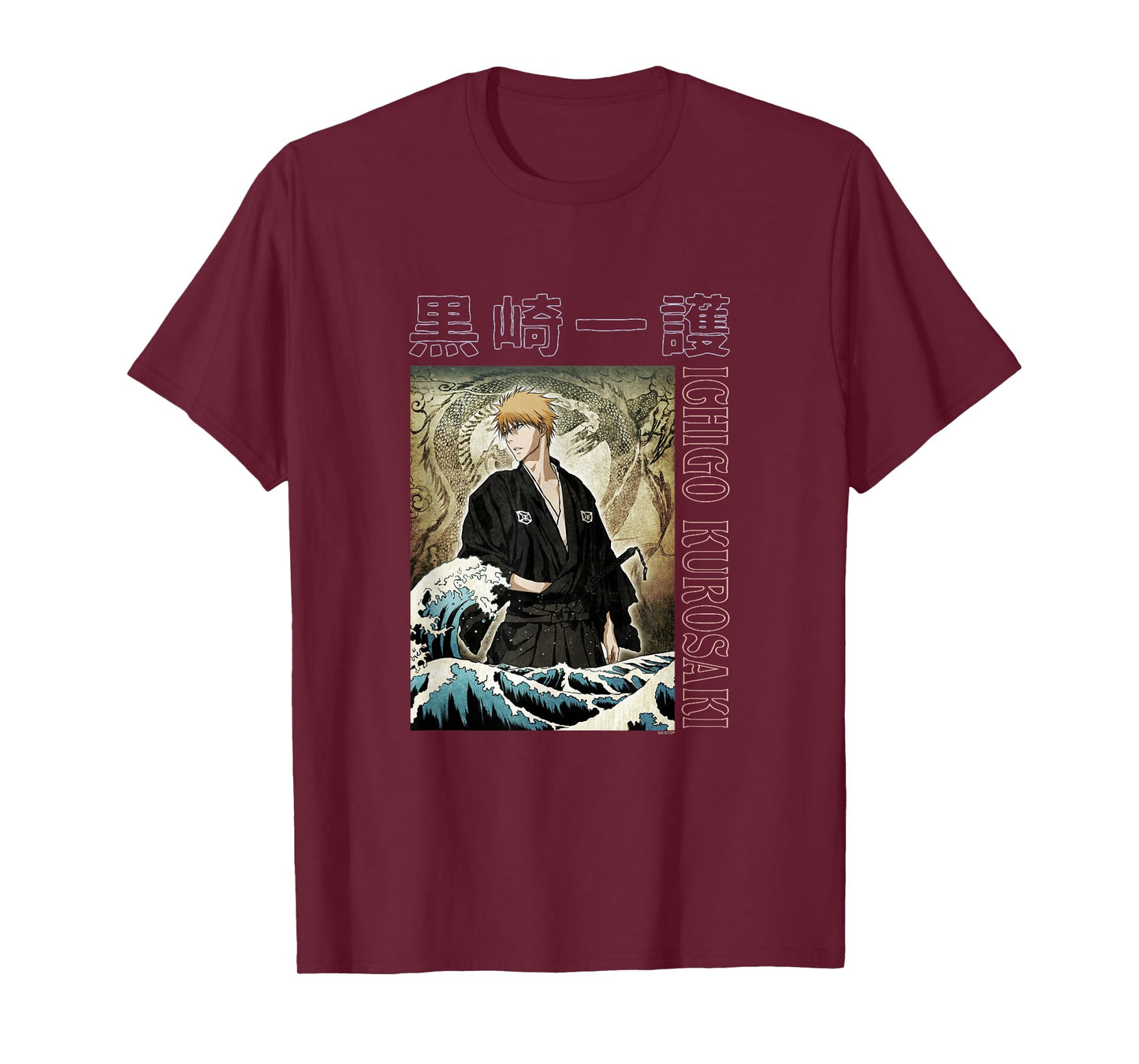 Bleach Ichigo with Waves Anime T-Shirt