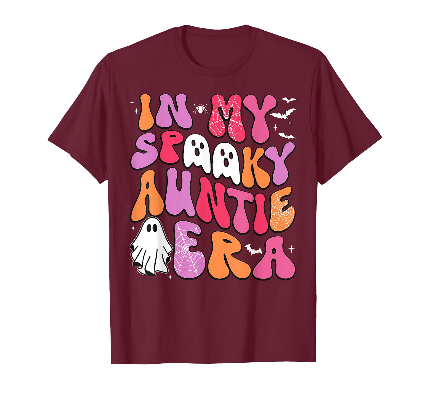 In My Spooky Auntie Era Auntie Halloween Funny Spooky Aunt T-Shirt