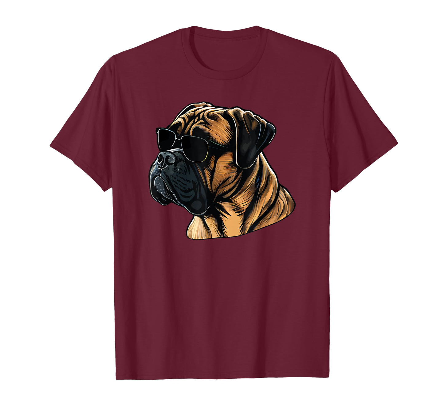 Dad Mom Cool Dog Sunglasses - Bullmastiff T-Shirt for Men Women