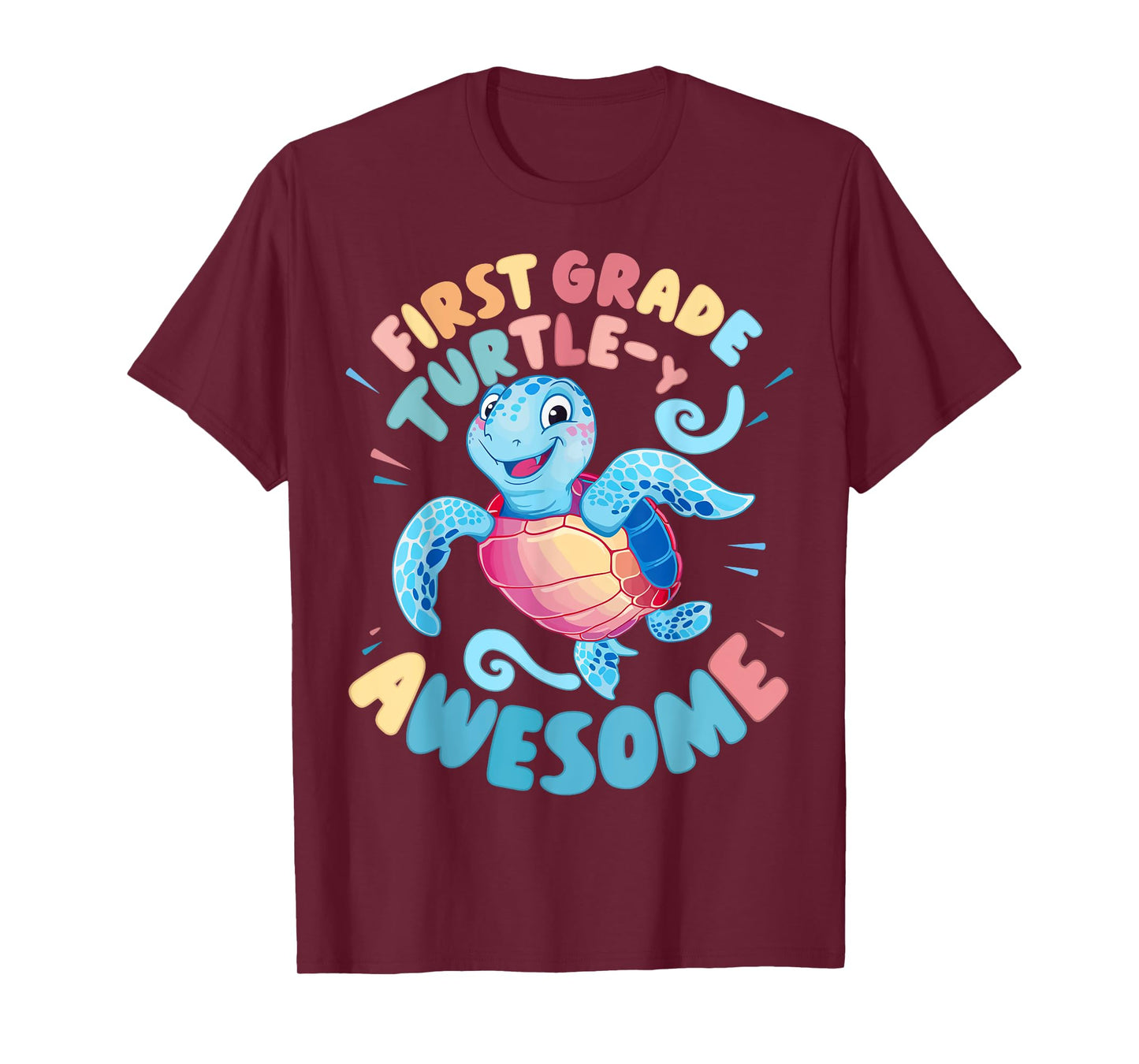 First Grade Turtle-y Awesome 1st Grade Back to School T-Shirt