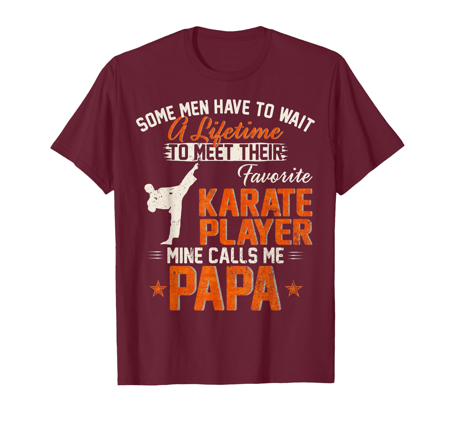 Vintage My Favorite Karate Player Calls Me Papa Karateka T-Shirt