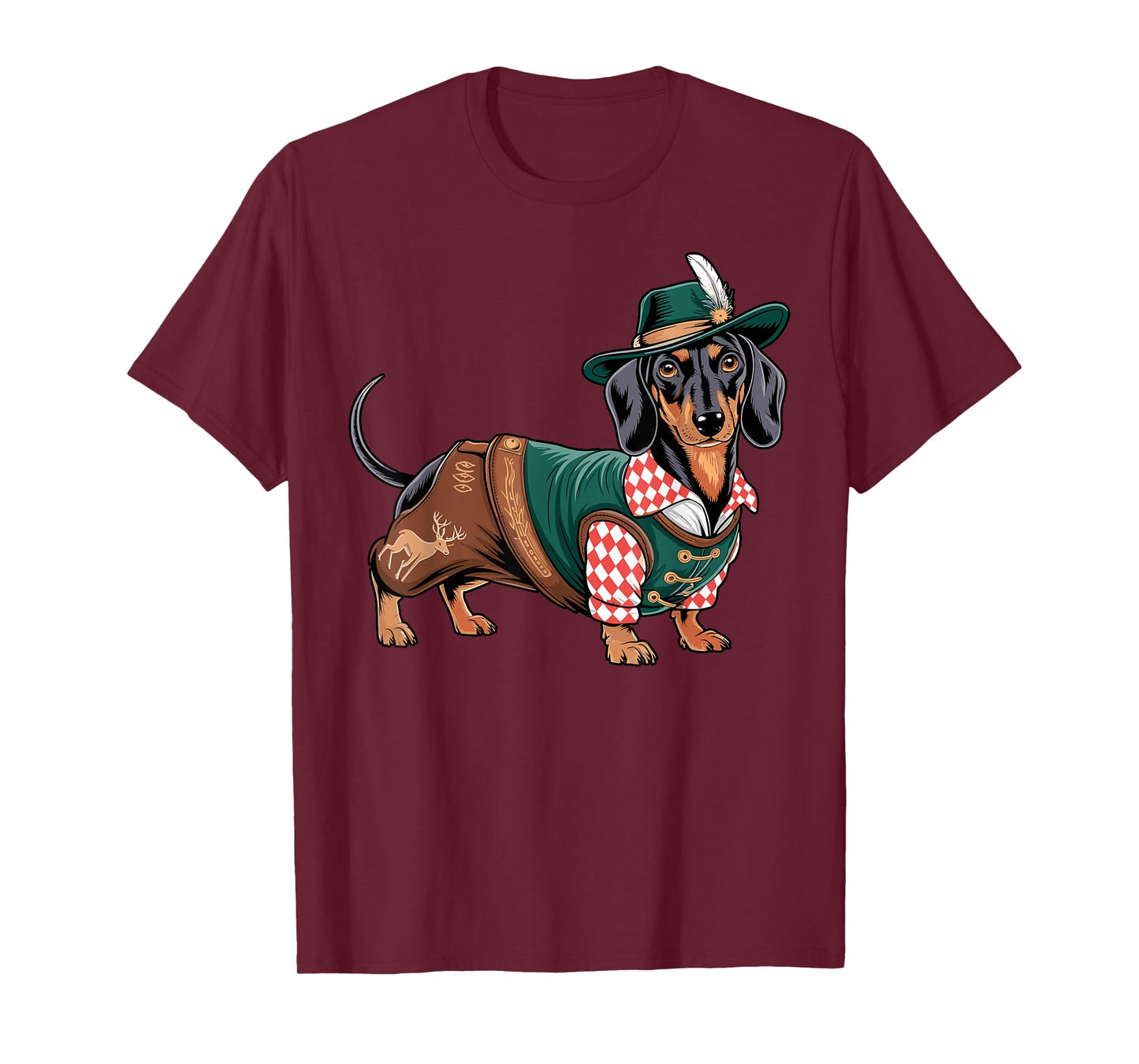 German Dog Dachshund Oktoberfest Bavarian Weiner Sausage T-Shirt