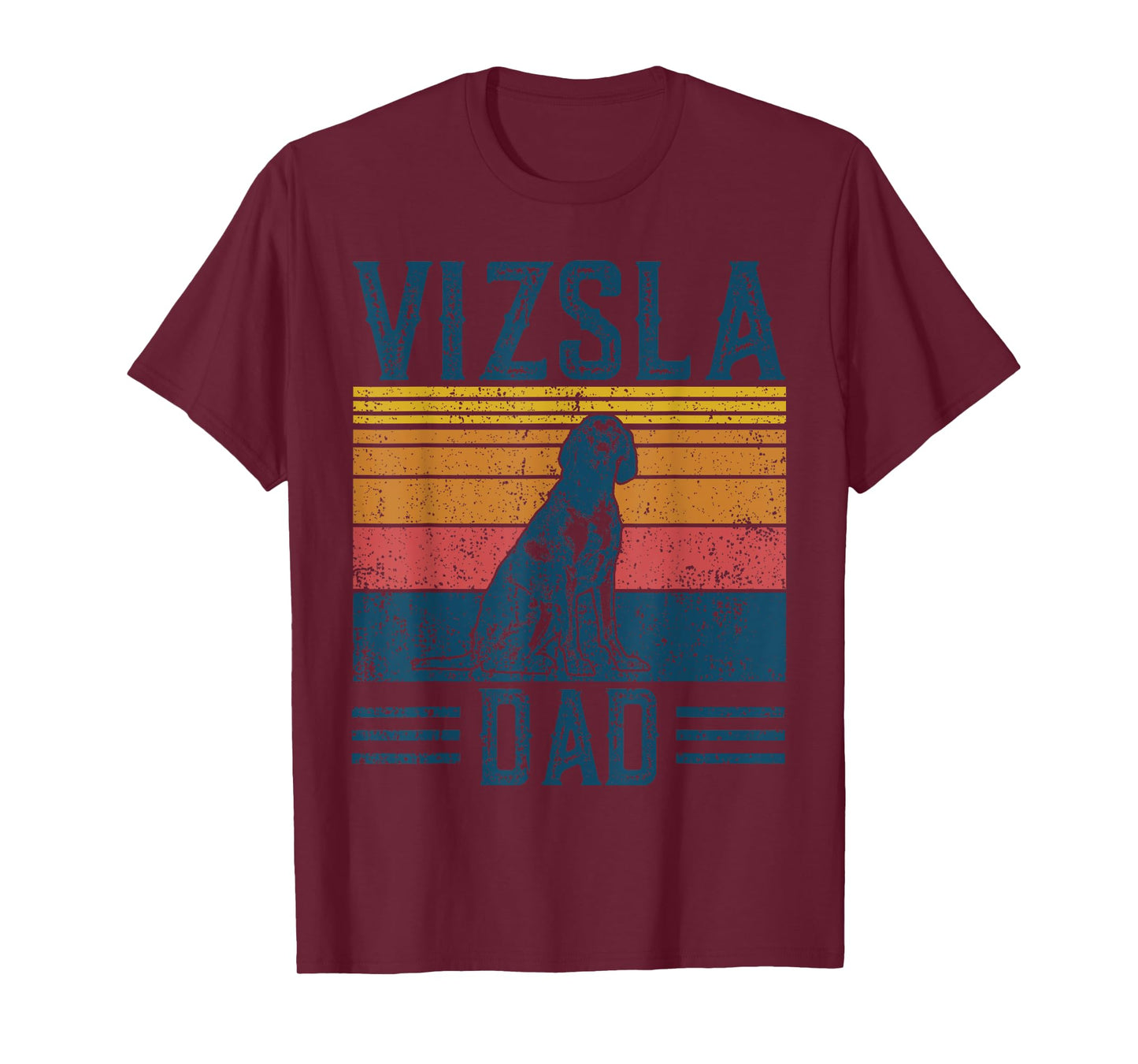 Vizsla Dad - Vintage Hungarian Vizsla Papa T-Shirt