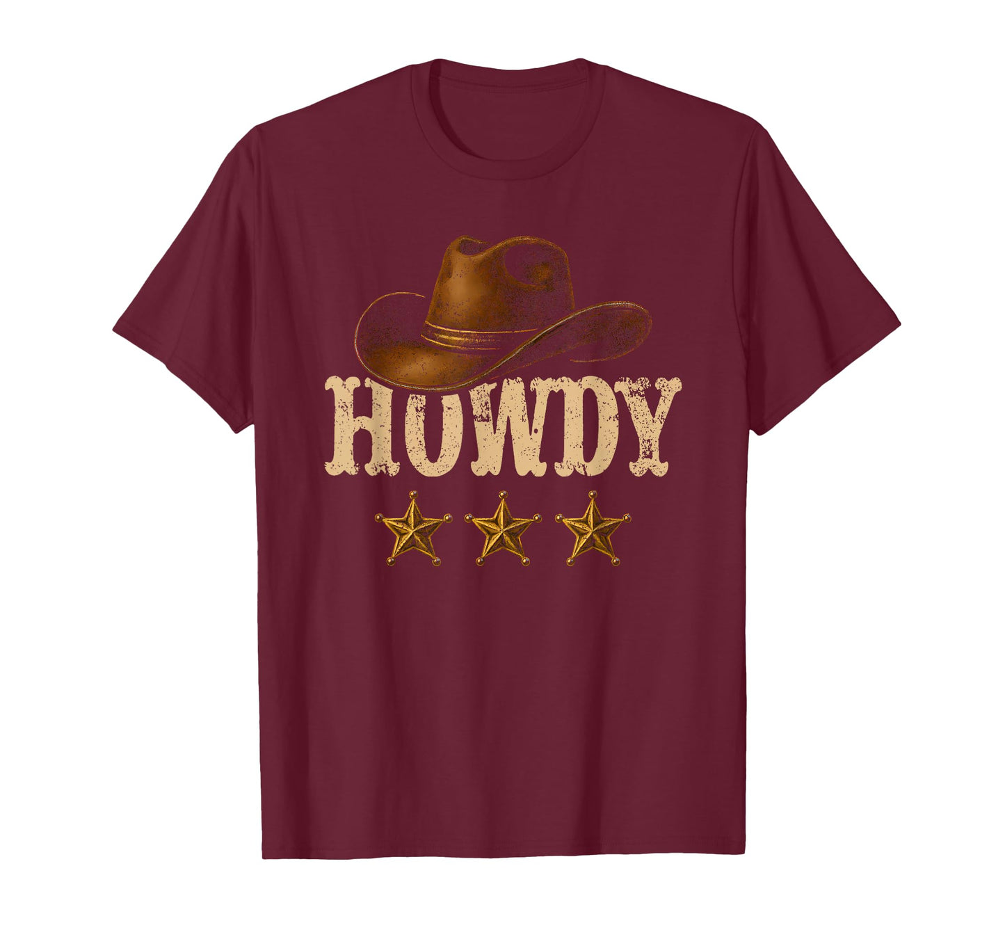 Vintage Cowboy Cowgirl Rodeo Hat Western Country Howdy T-Shirt