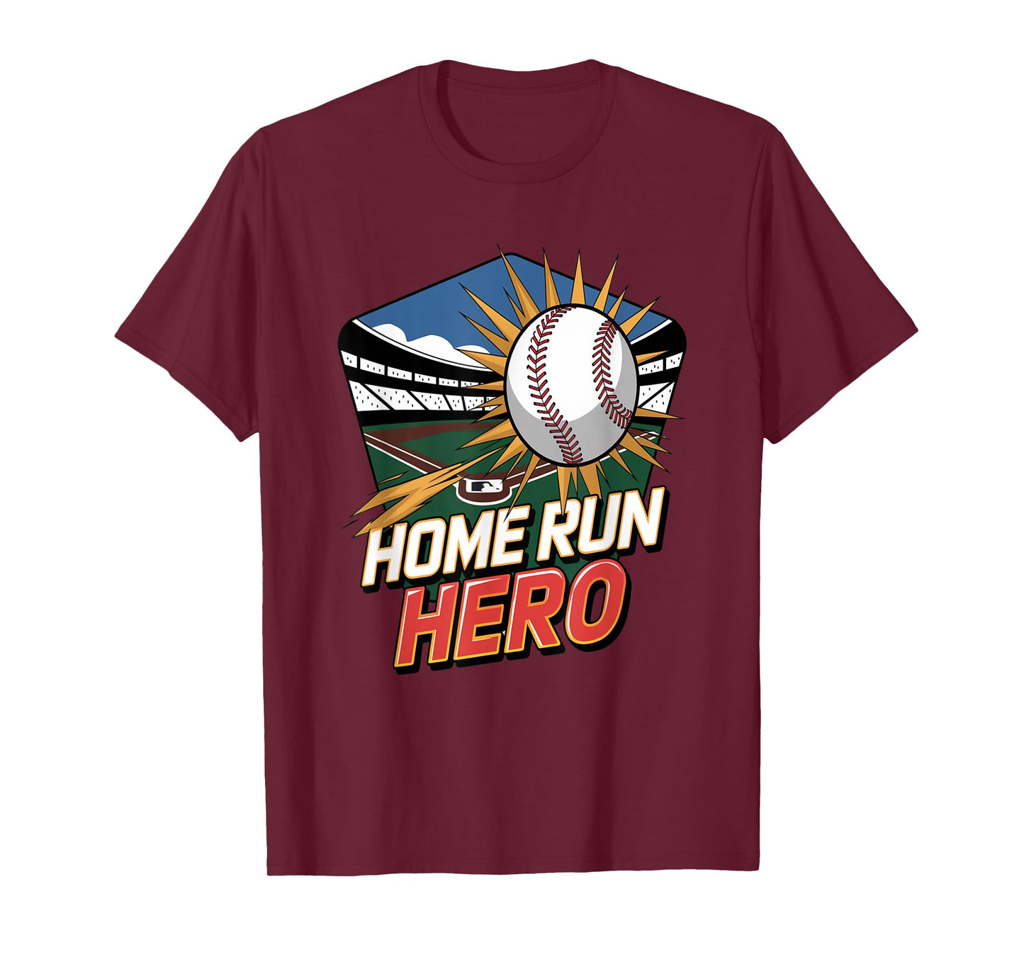 Home Run Hero Baseball Champions and Fans T-Shirt