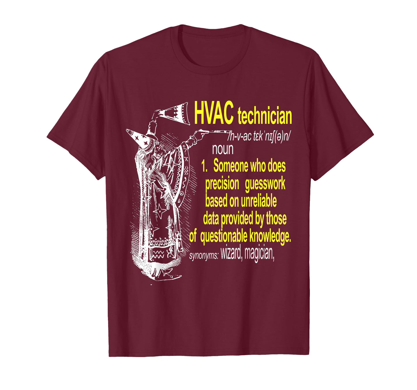 HVAC Technician Funny Definition T-Shirt Air Conditioning T-Shirt