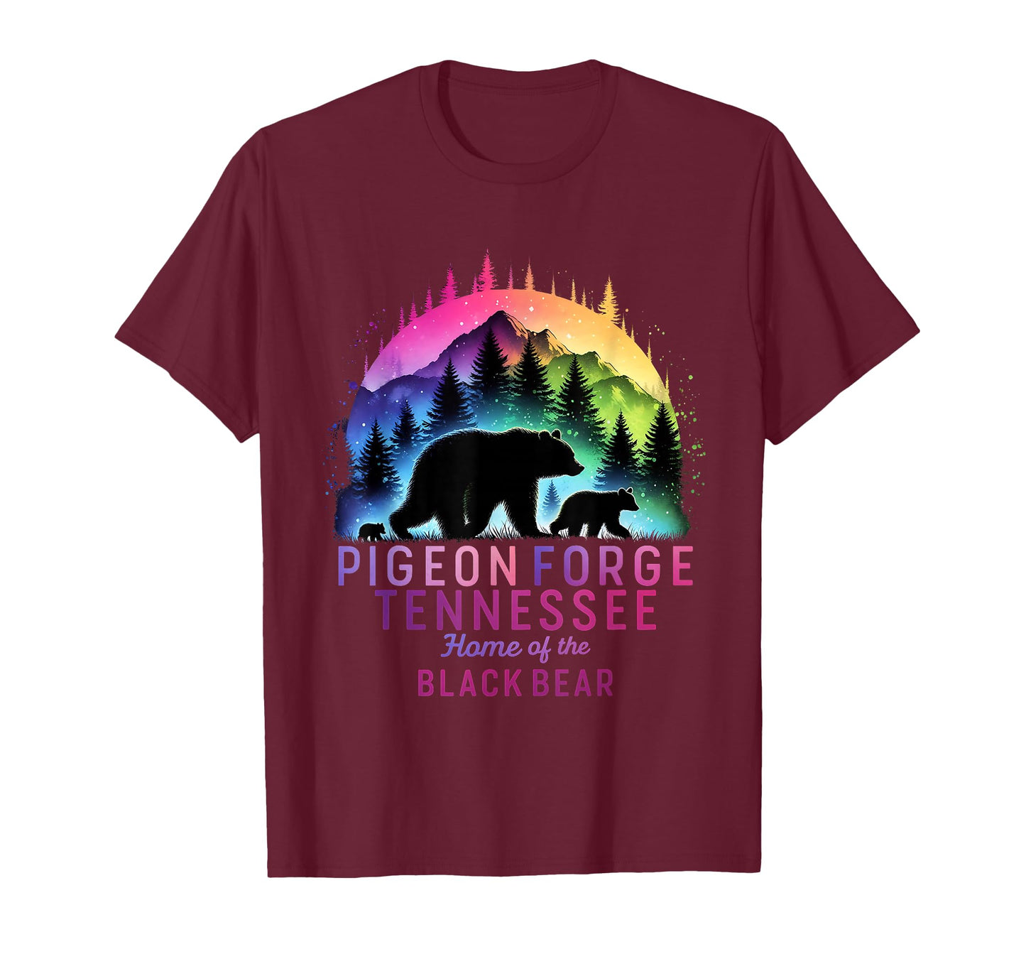 Home Black Bear Family Vacation Crew Pigeon Forge Tennessee T-Shirt