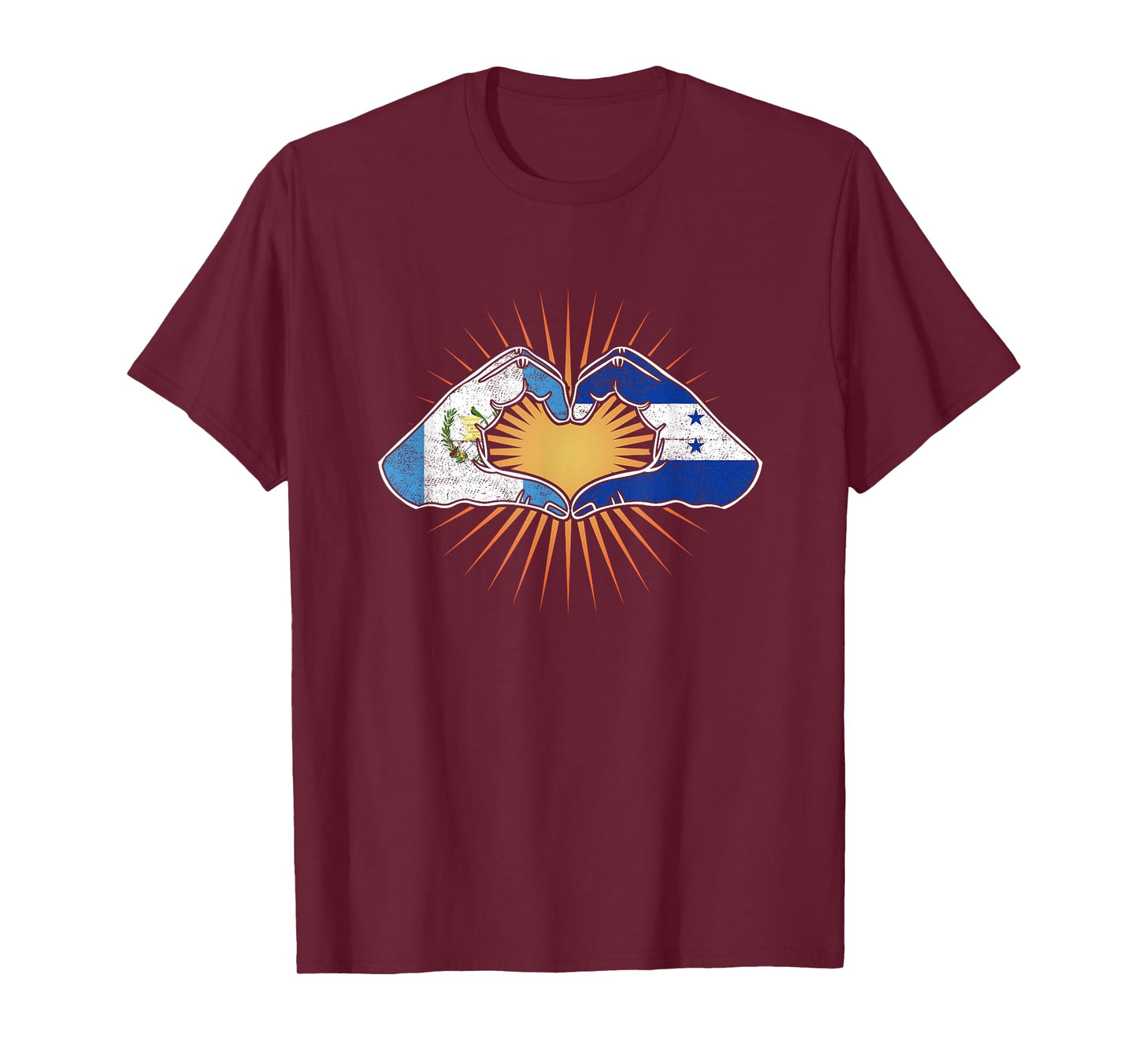 Guatemala and Honduras. Heart Hands T-Shirt