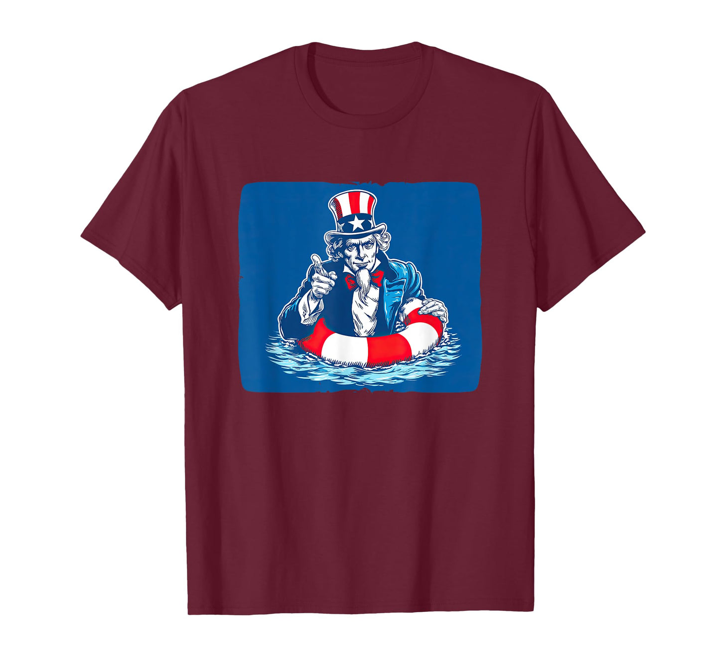 US Pool Ring Costume with Sam for Summer Vacation T-Shirt