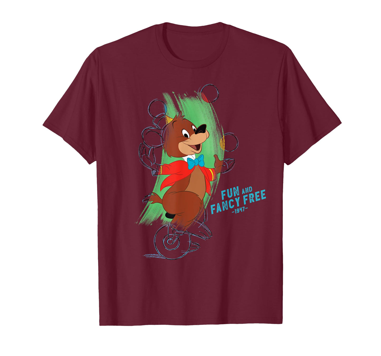 Disney Ink and Paint Bongo from Fun and Fancy Free 1947 T-Shirt