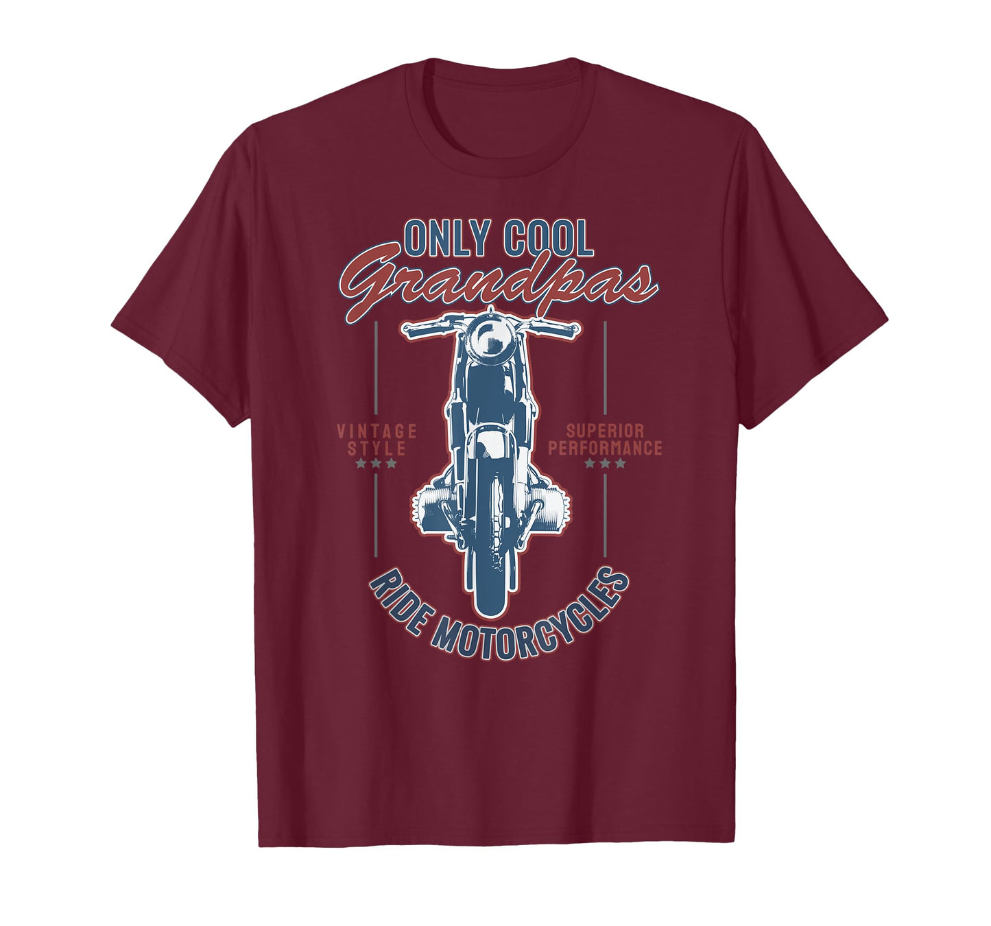 Only Cool Grandpas Ride Motorcycles T-Shirt