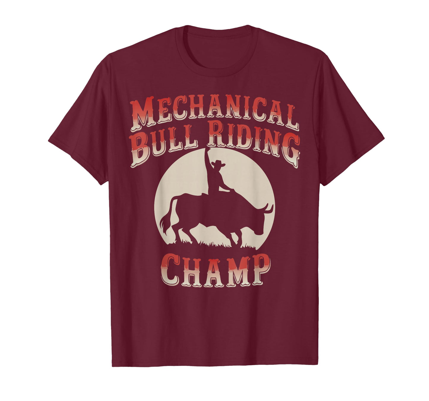 Mechanical Bull Riding Champ T-Shirt
