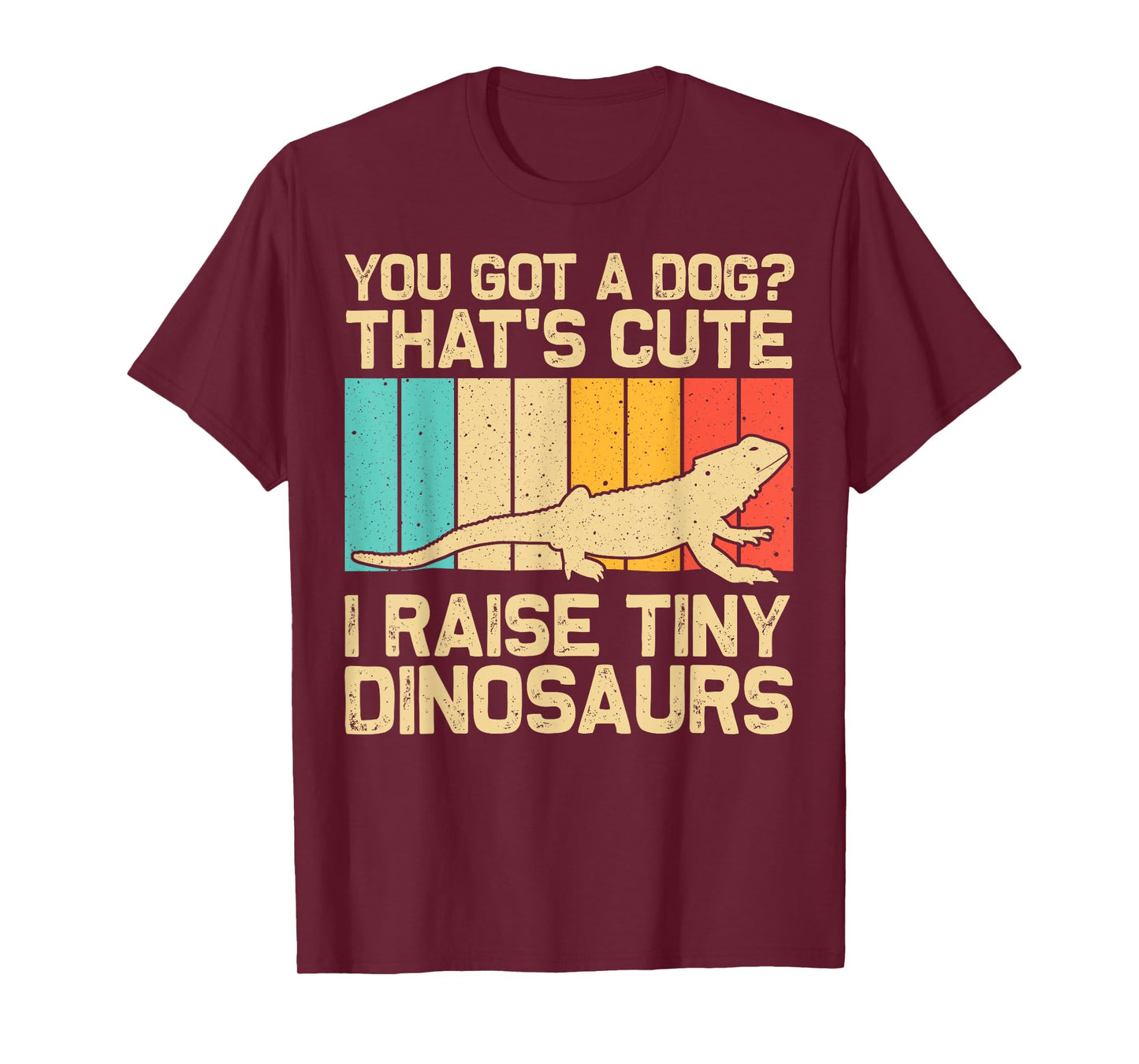 Funny Bearded Dragon Art For Men Women Reptile Iguana Lizard T-Shirt