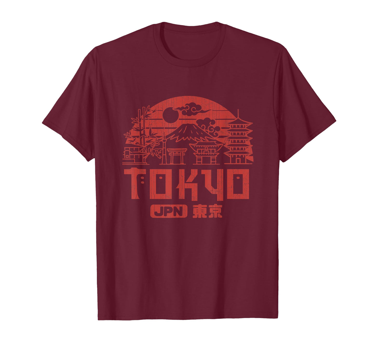 Kawaii Retro Tokyo Japan Mt. Fuji 80's Asian Fashion Anime T-Shirt