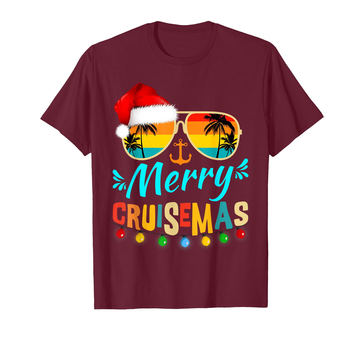 Merry Cruisemas 2025 Christmas Santa Reindeer Cruise T-Shirt