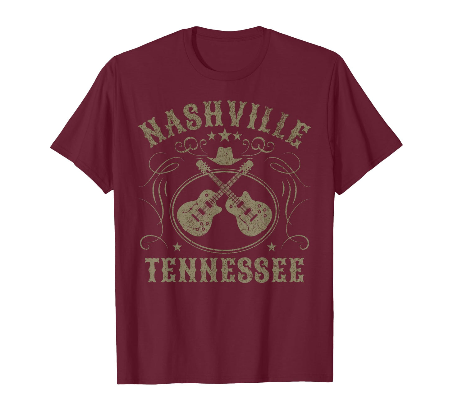 Nashville Tennessee Travel Vintage T-Shirt