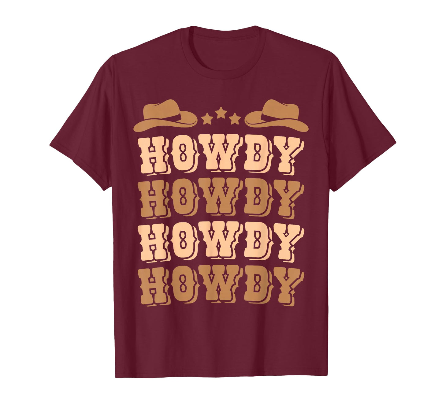 Cute Cowboy Outfit Western Men's Cowboy Rodeo Cow Boys Howdy T-Shirt