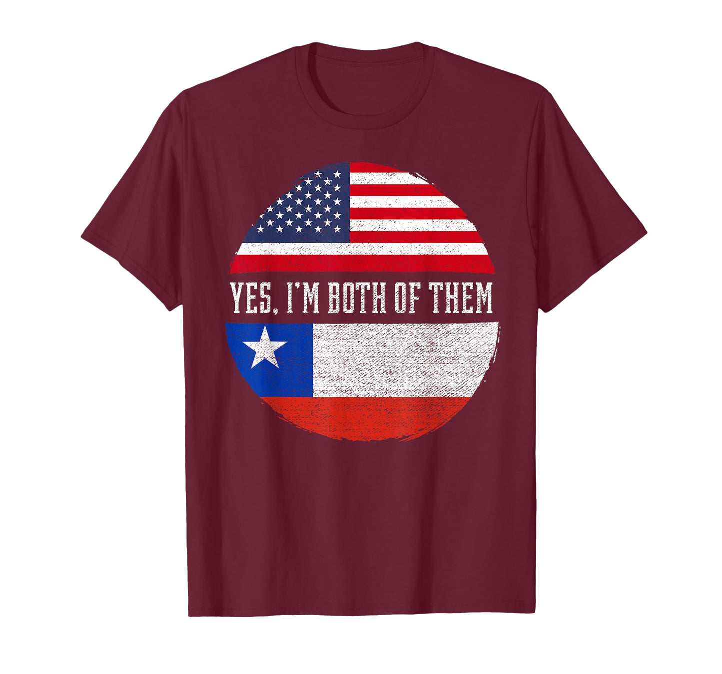 Half American Half Chilean USA Flag Chile Heritage DNA T-Shirt