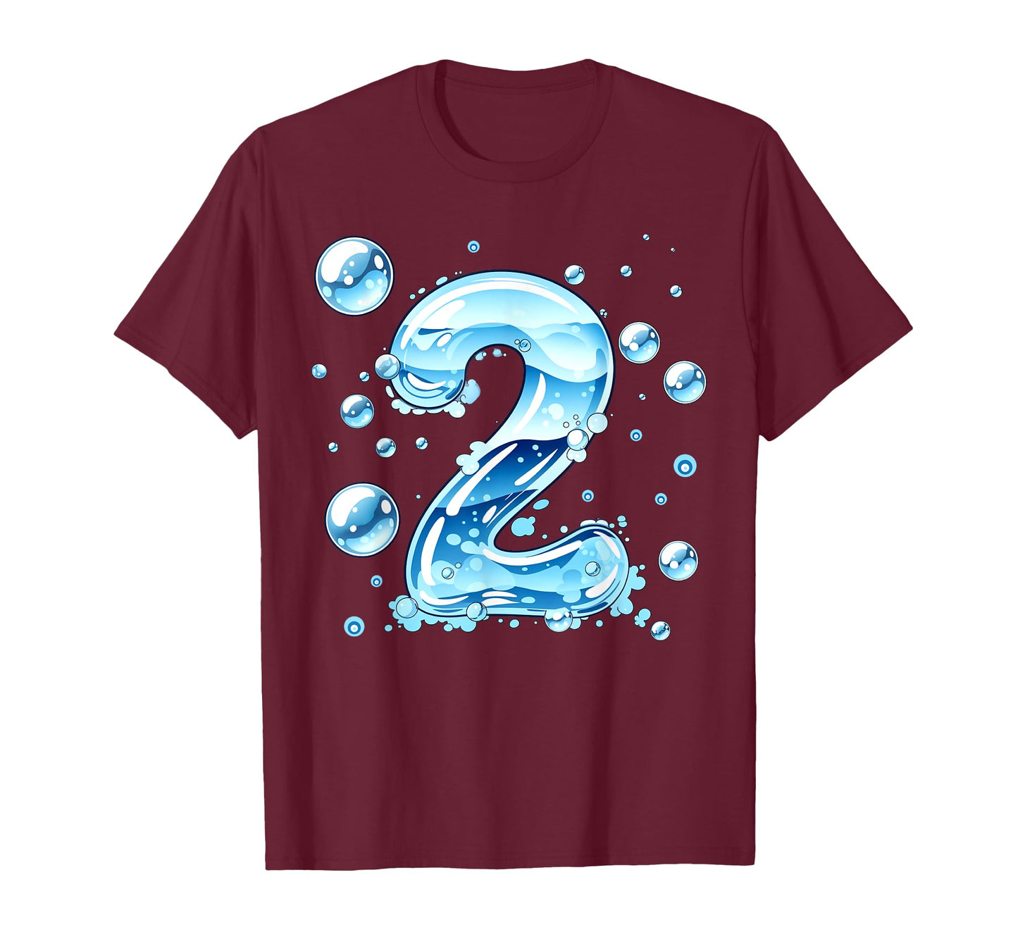 Kids 2nd Birthday Bubble Themed Birthday Party T-Shirt