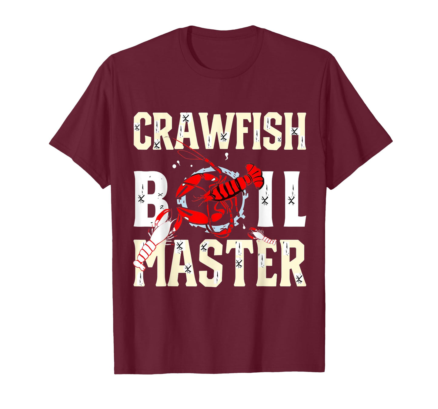 Crawfish Boil Master Cajun Seafood Festival Retro Cooking T-Shirt