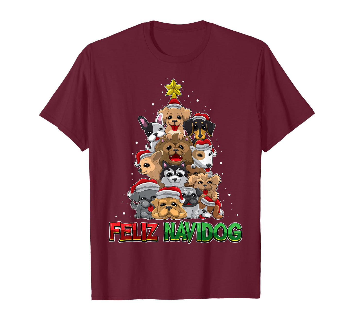 Feliz Navidog - Feliz Navidad - Christmas For Dog Lovers Men Women Kids T-Shirt