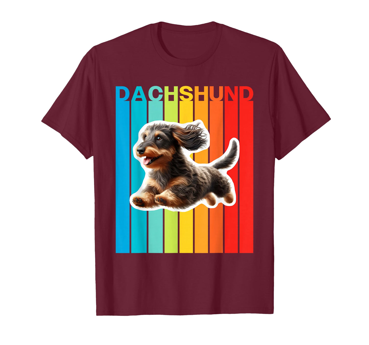 Colorful Wirehaired Dachshund T-Shirt