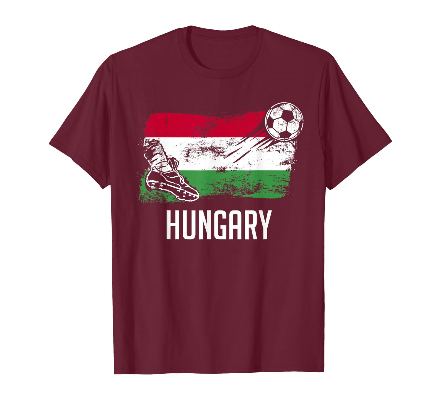 Hungary Flag Jersey Hungarian Soccer Team T-Shirt