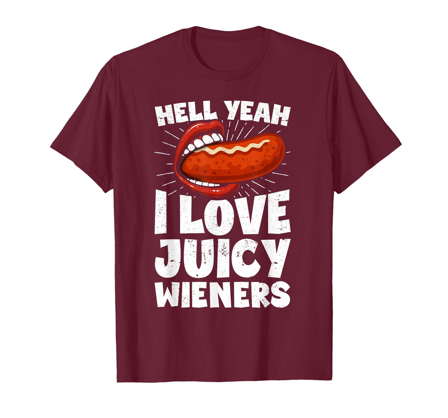 Juicy Wieners Funny Glizzy Gobbler T-Shirt