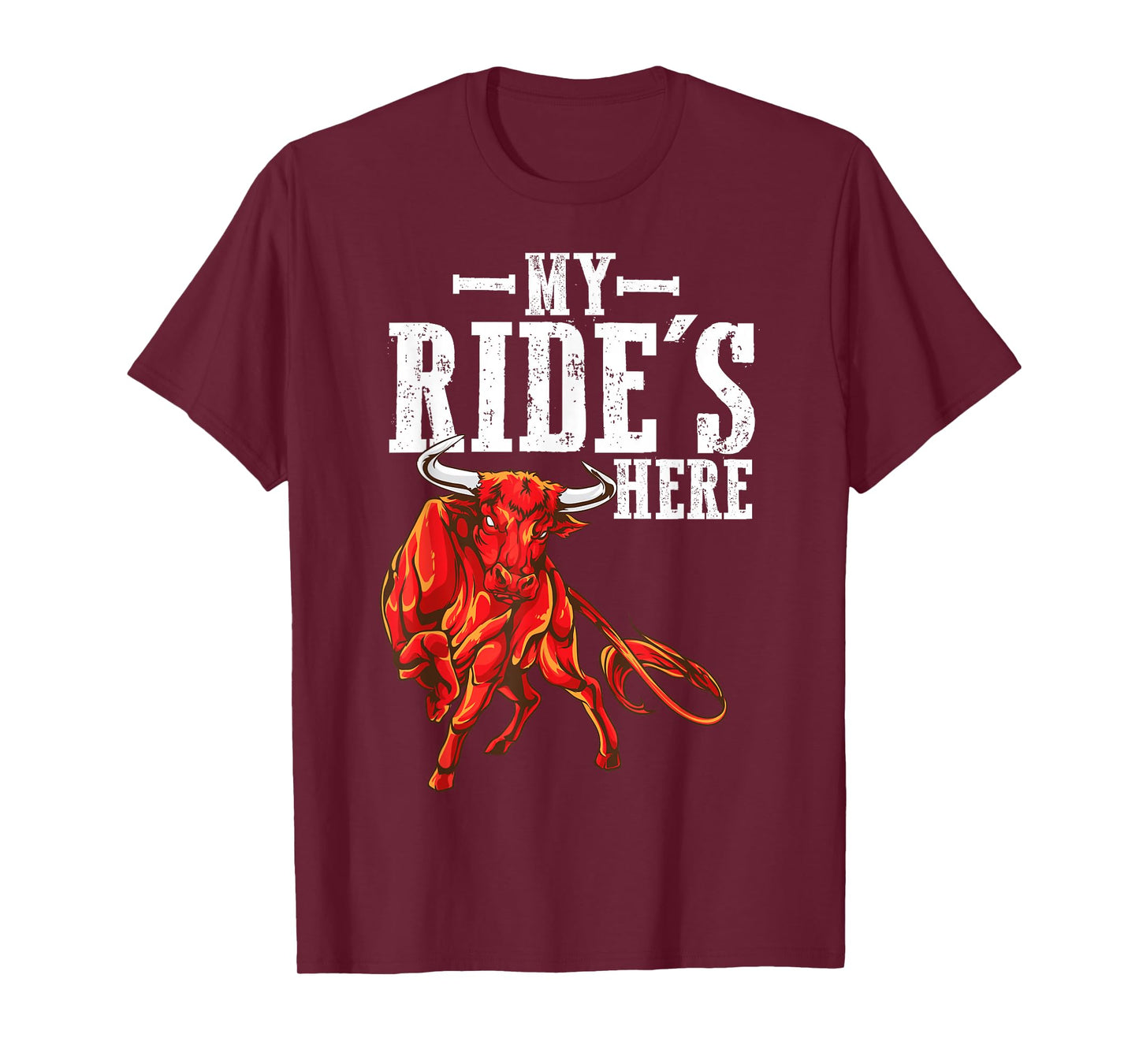 Bull Riders Rodeo for Western Ranch Cowboys T-Shirt