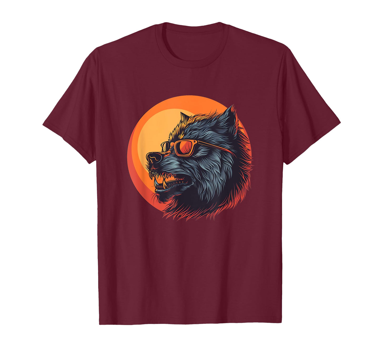 Sunglasses and Howls with Pretty Werewolf Costume T-Shirt