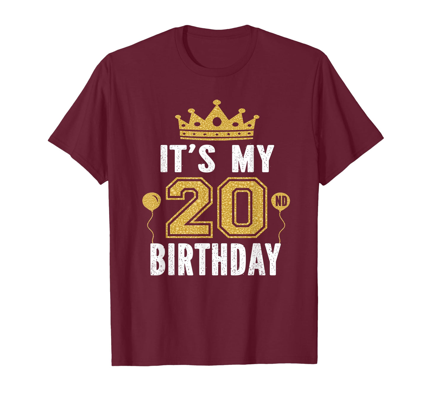 It's My 20th Birthday Gift For 20 Years Old Man And Woman T-Shirt
