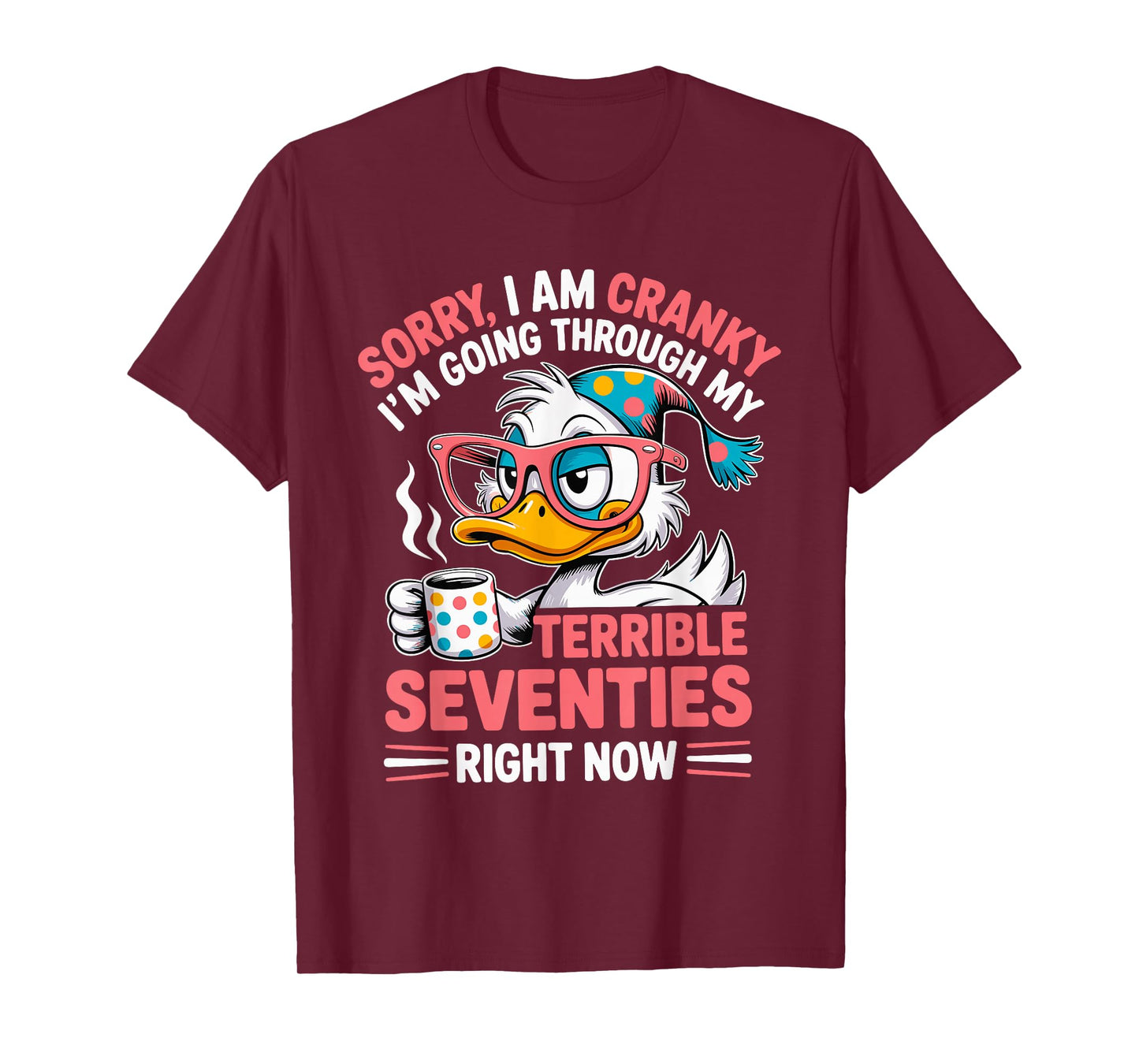 Sorry I Am Cranky I'm Going Through My Terrible Seventies T-Shirt