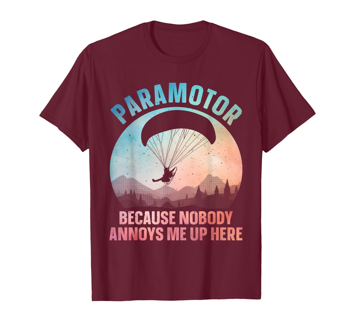 Cool Paramotor Art For Men Women Paragliding Lover Paramotor T-Shirt