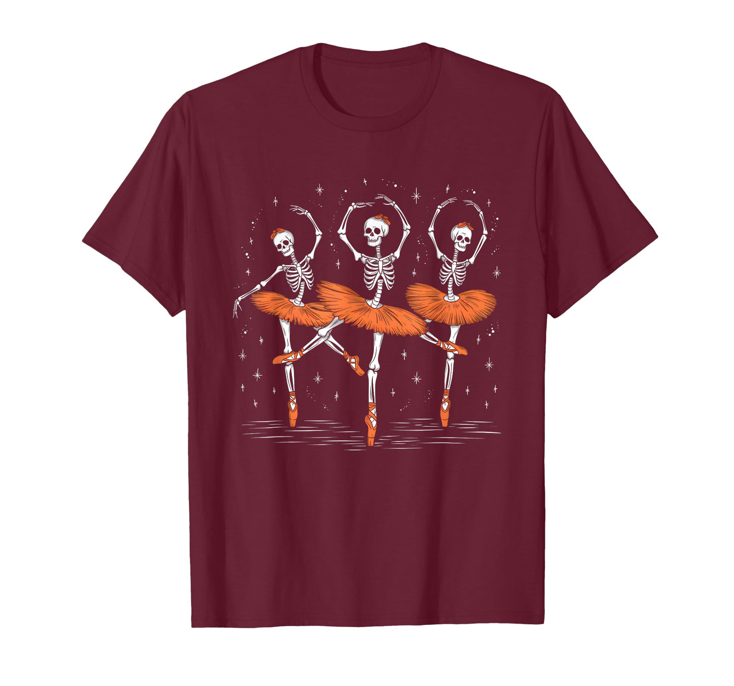 Spooky Ballerina Skeleton Dance Halloween Ballet T-Shirt