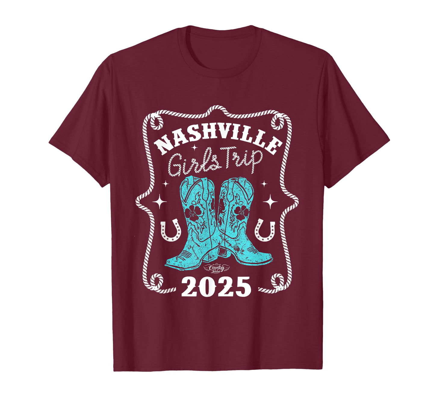 Country Tease Nashville Girls Trip 2025 T-Shirt