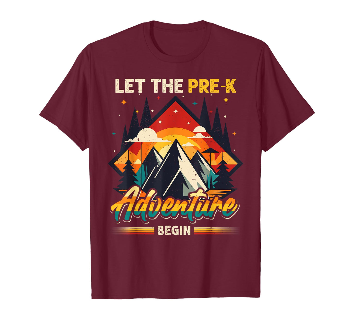 Cute Let the Pre-K Adventure Begin Pre-K Teacher First Day T-Shirt