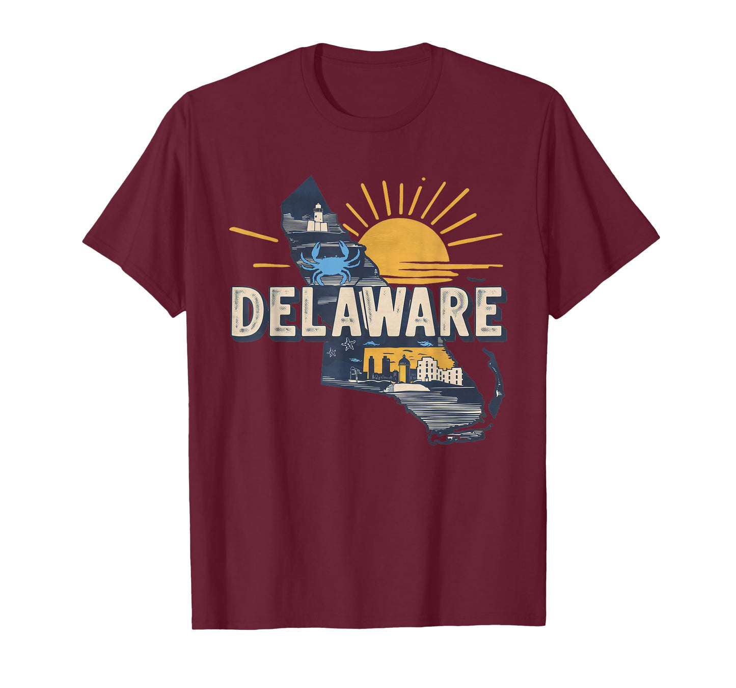 Delaware State of Delaware Retro Delaware T-Shirt