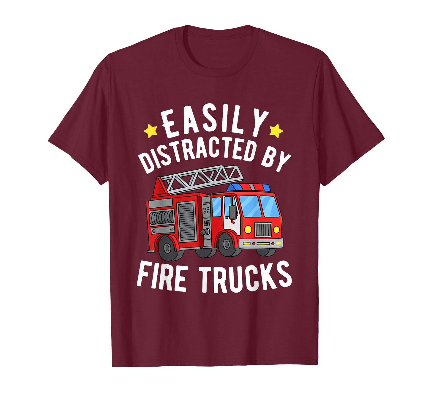 Funny Firefighter Shirt for Men Women Kids Truck Fireman T-Shirt