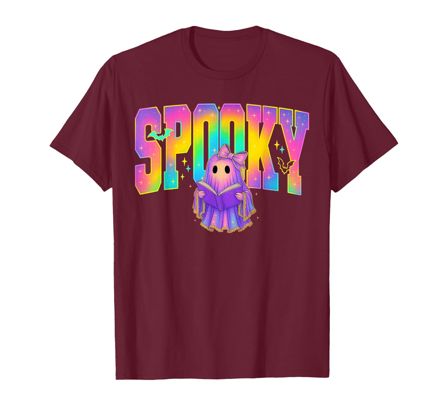 HUGvyn Halloween: Spooky Ghost Reading Librarian Book Lovers T-Shirt