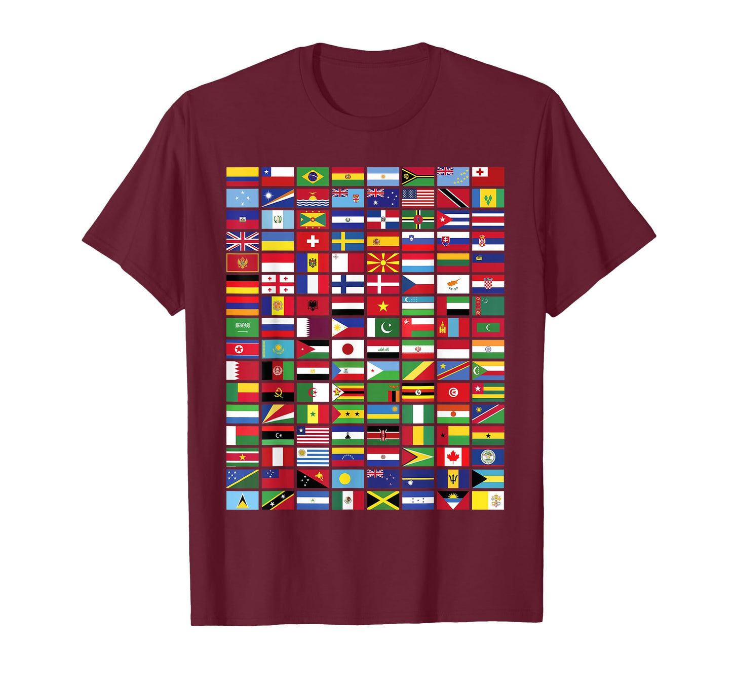 Flags - Over 100 Countries World Geography Vexillology Gifts T-Shirt
