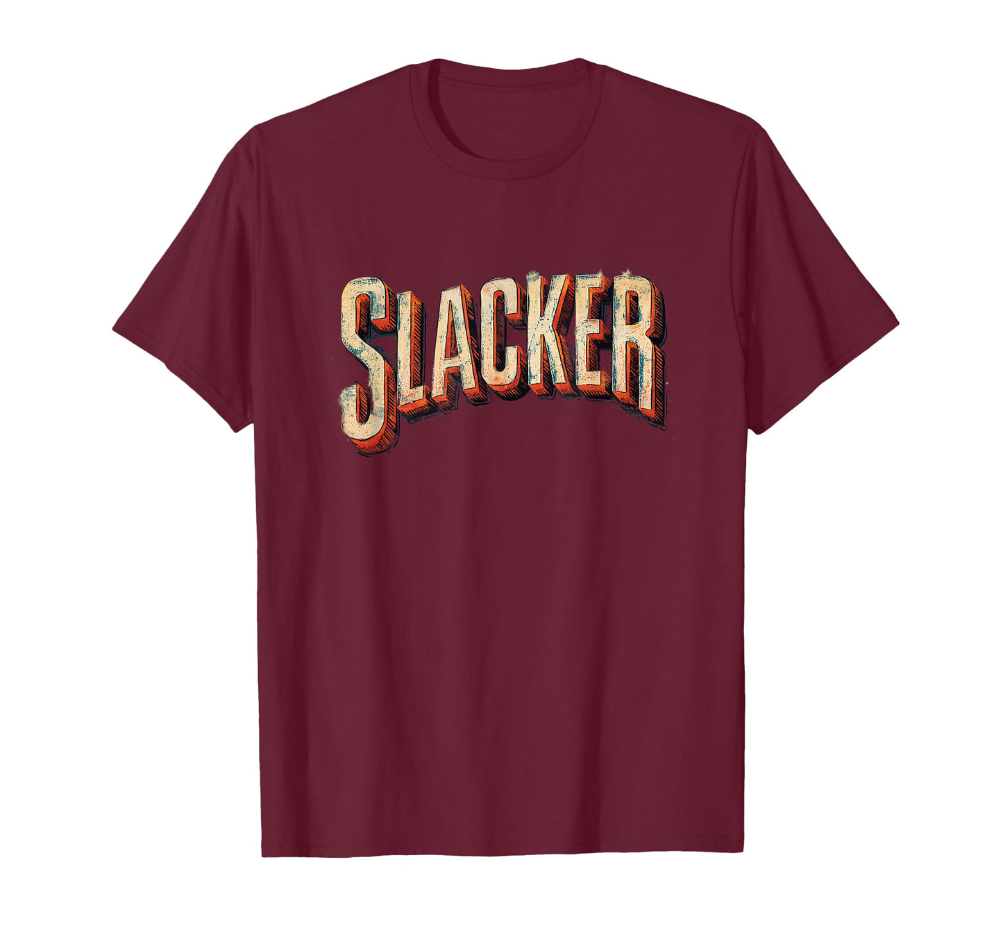 Funny Slacker Speech Emblem for Boys and Girls T-Shirt