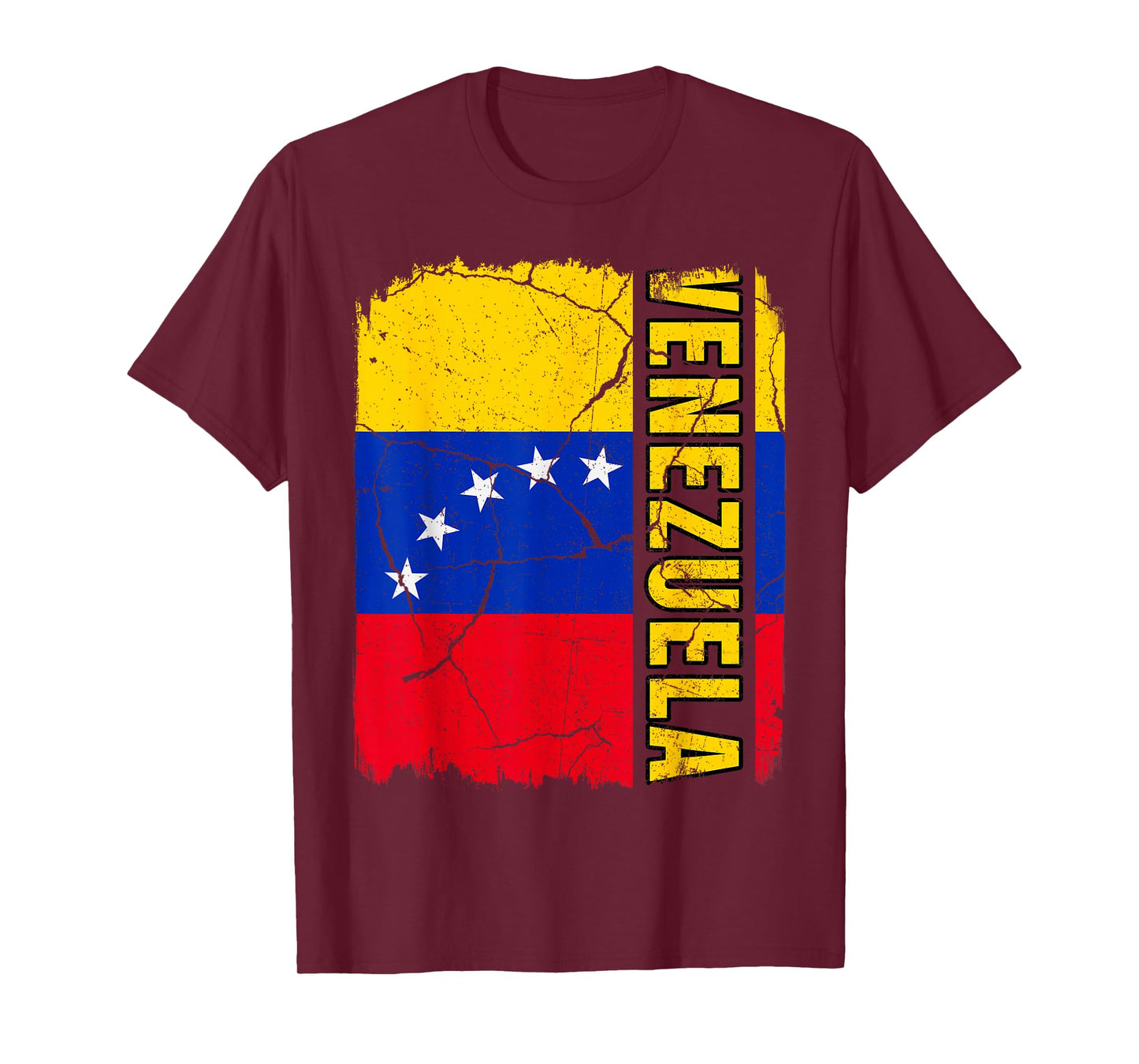Vintage Venezuelan Flag Venezuela Pride Roots Heritage Gift T-Shirt