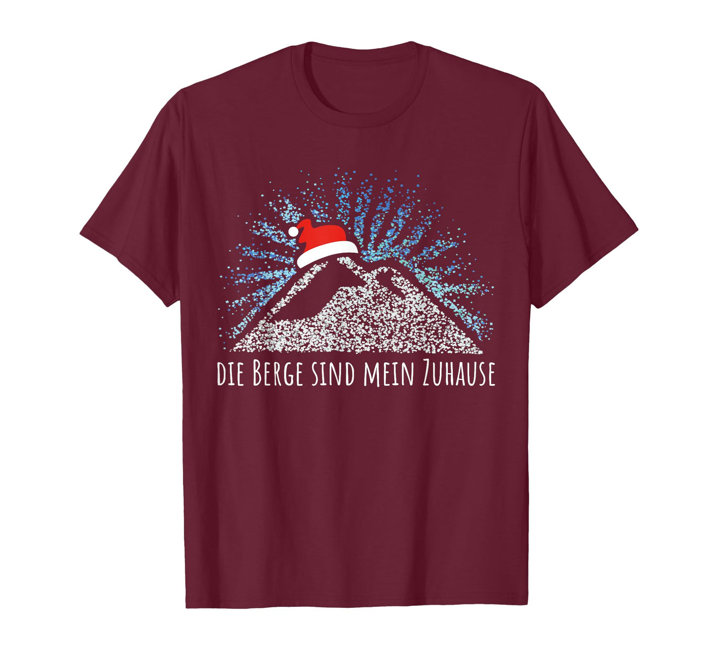 Berge Ski Snowboard Winter Sports Christmas Motif Apres Ski T-Shirt