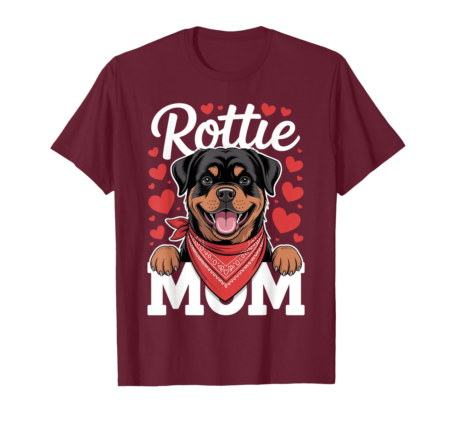 Rottweiler Art for Women Girls Kids Rottie Lover Rottweiler T-Shirt