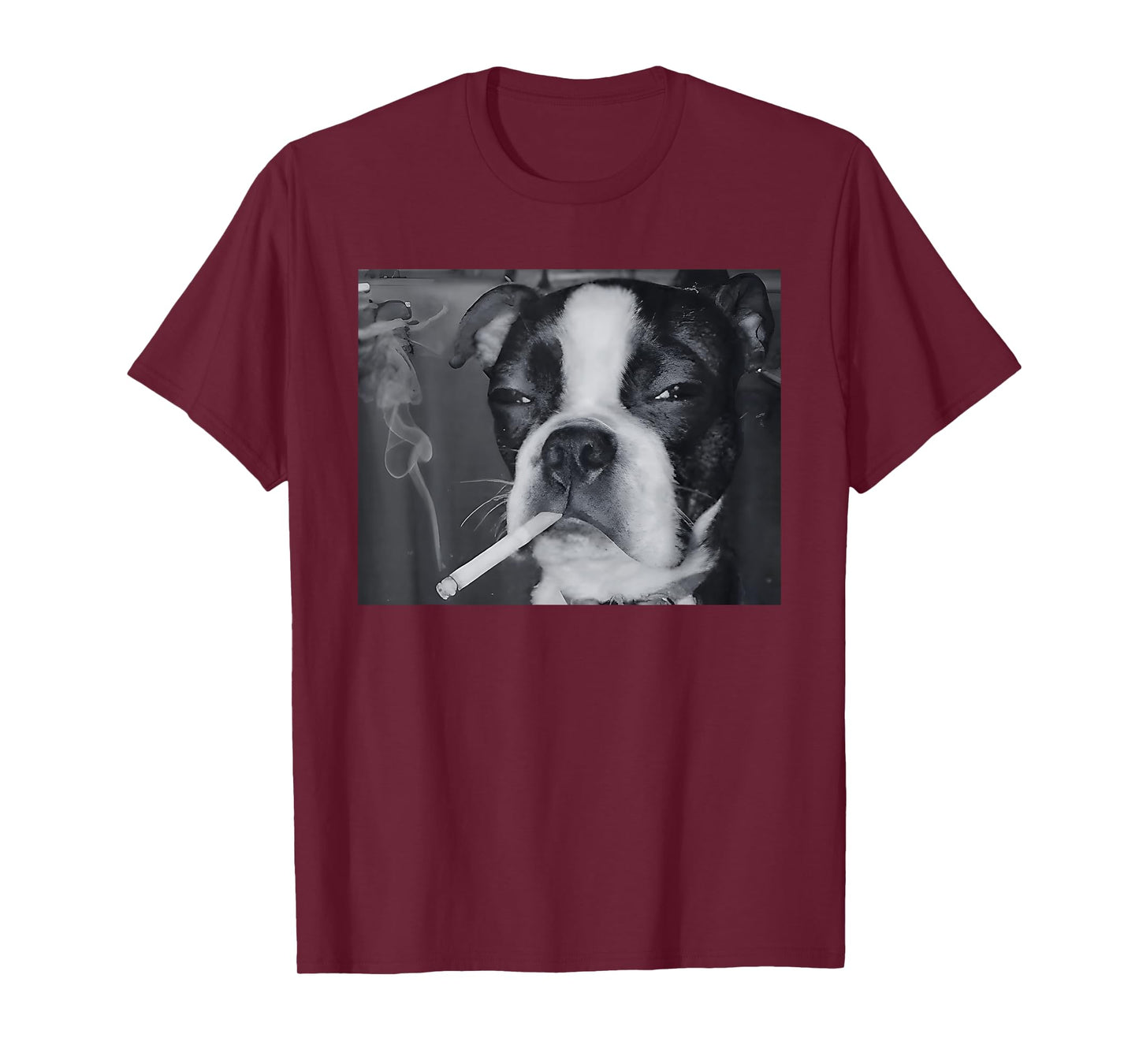 Funny Smoking Dog Meme Cigarette Gen Z Meme Dog Lover T-Shirt