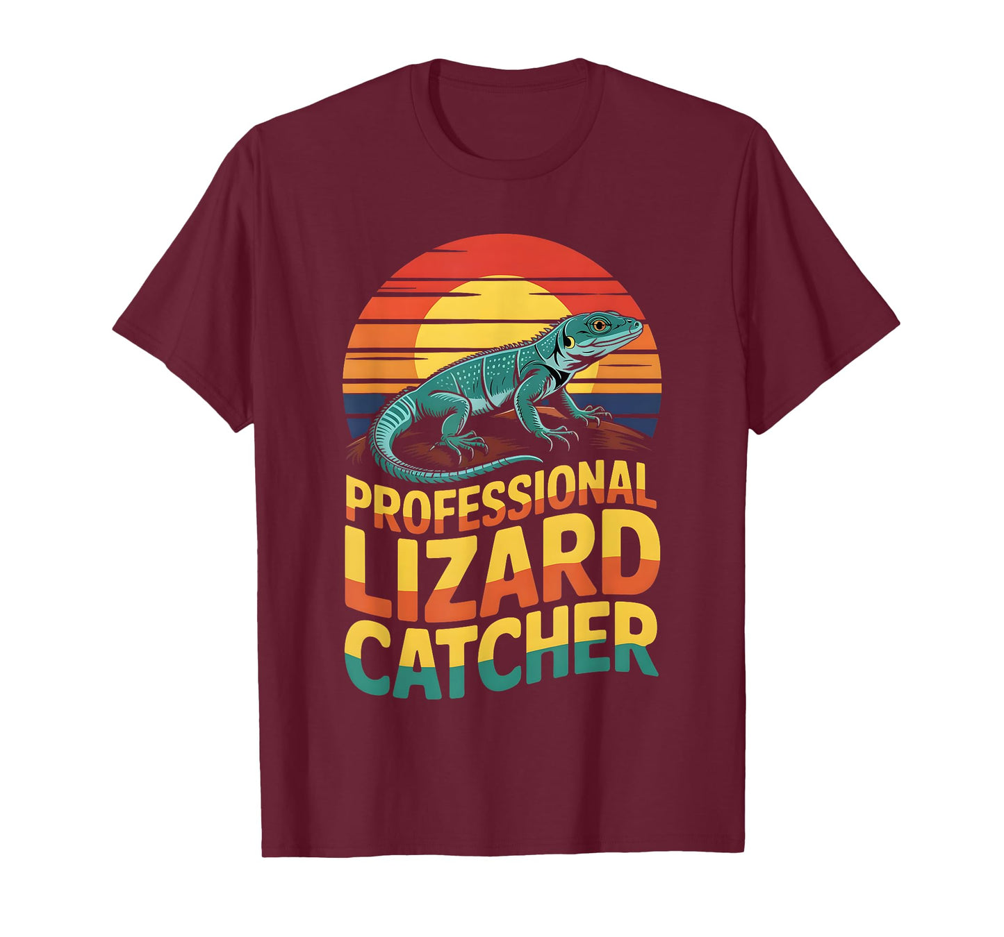 Professional Lizard Catcher Funny Reptile Lover Men Women T-Shirt