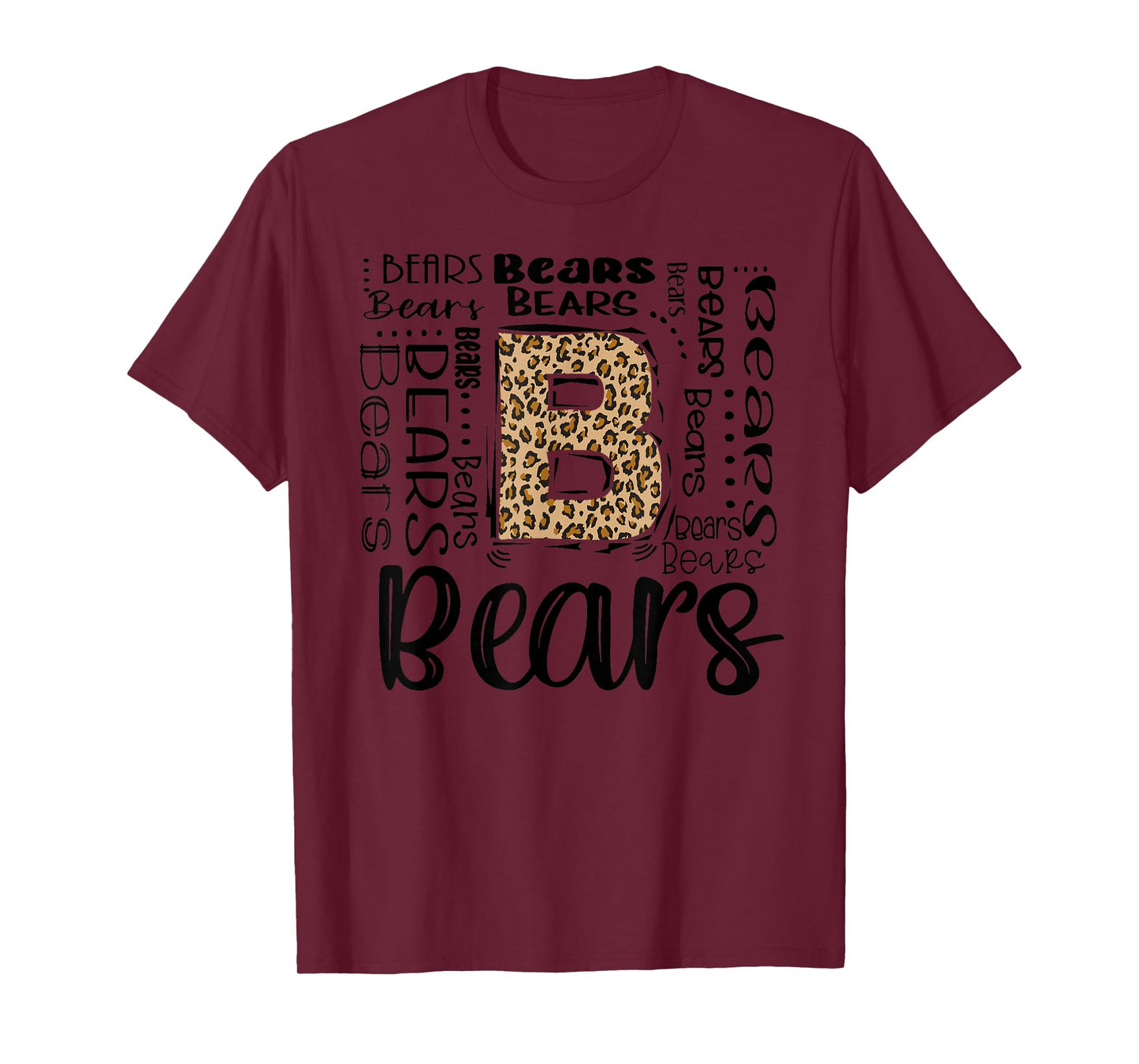 Bears School Sports Fan Team Spirit Vintage T-Shirt