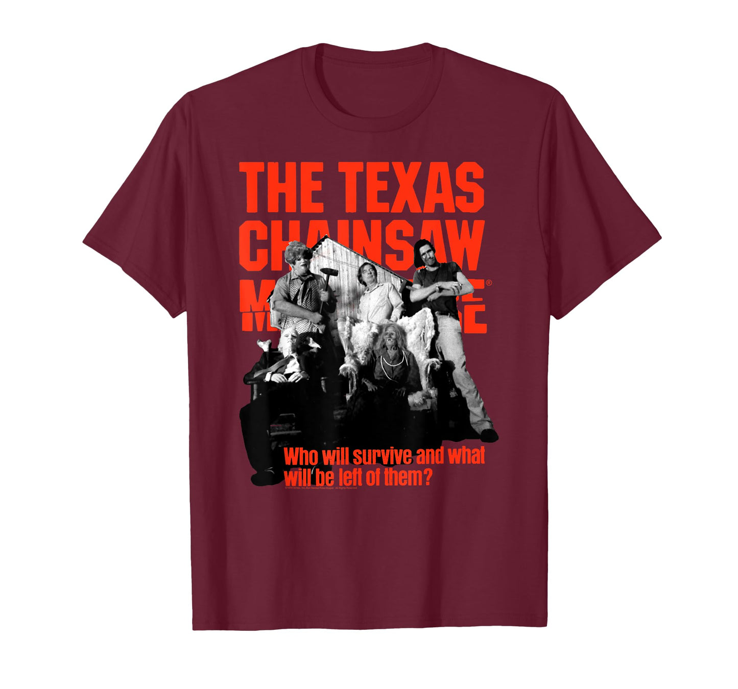 The Texas Chainsaw Massacre Modern Family Portrait Horror T-Shirt