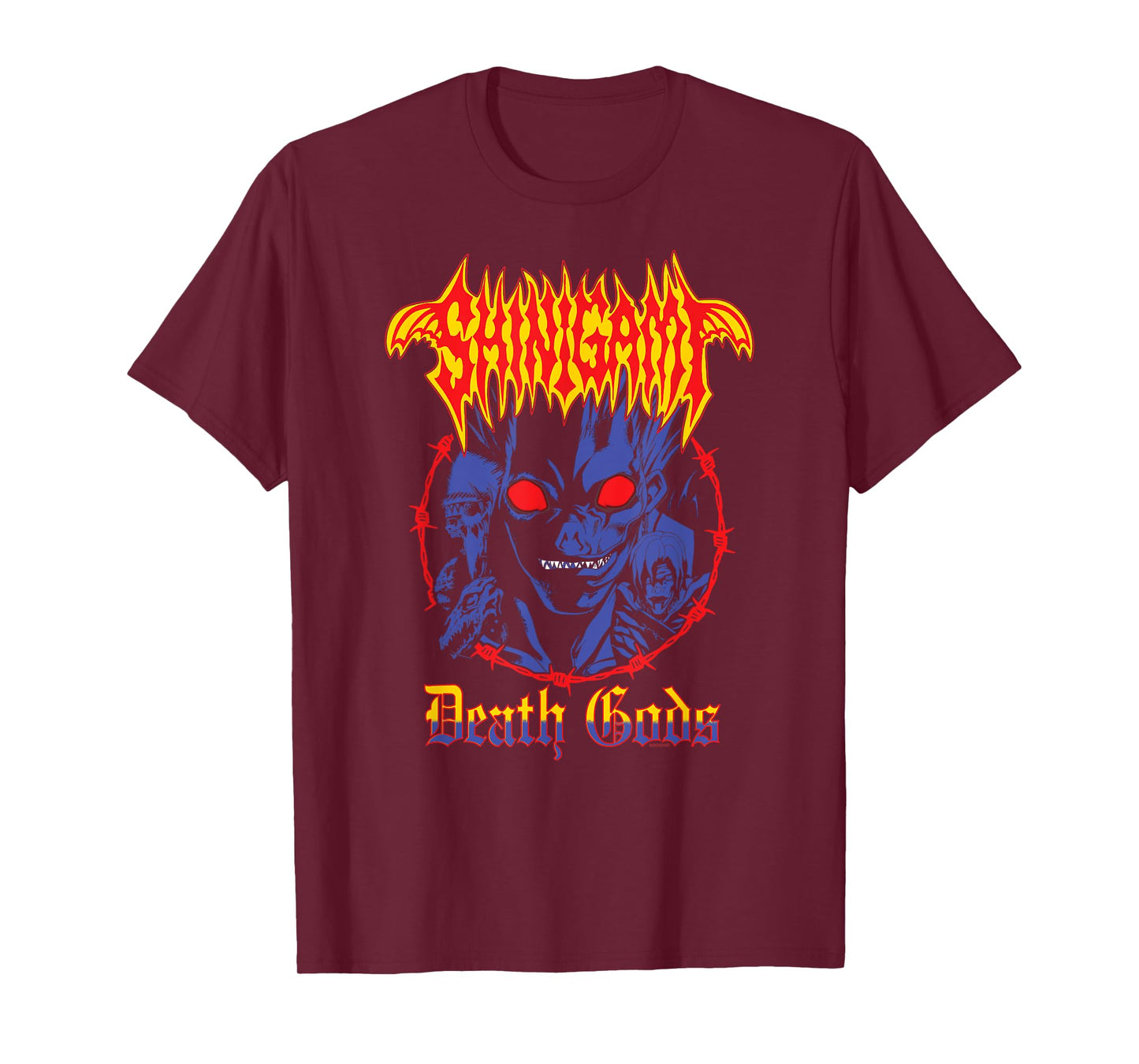 Death Note Vintage Metal Shinigami Death Gods Anime T-Shirt